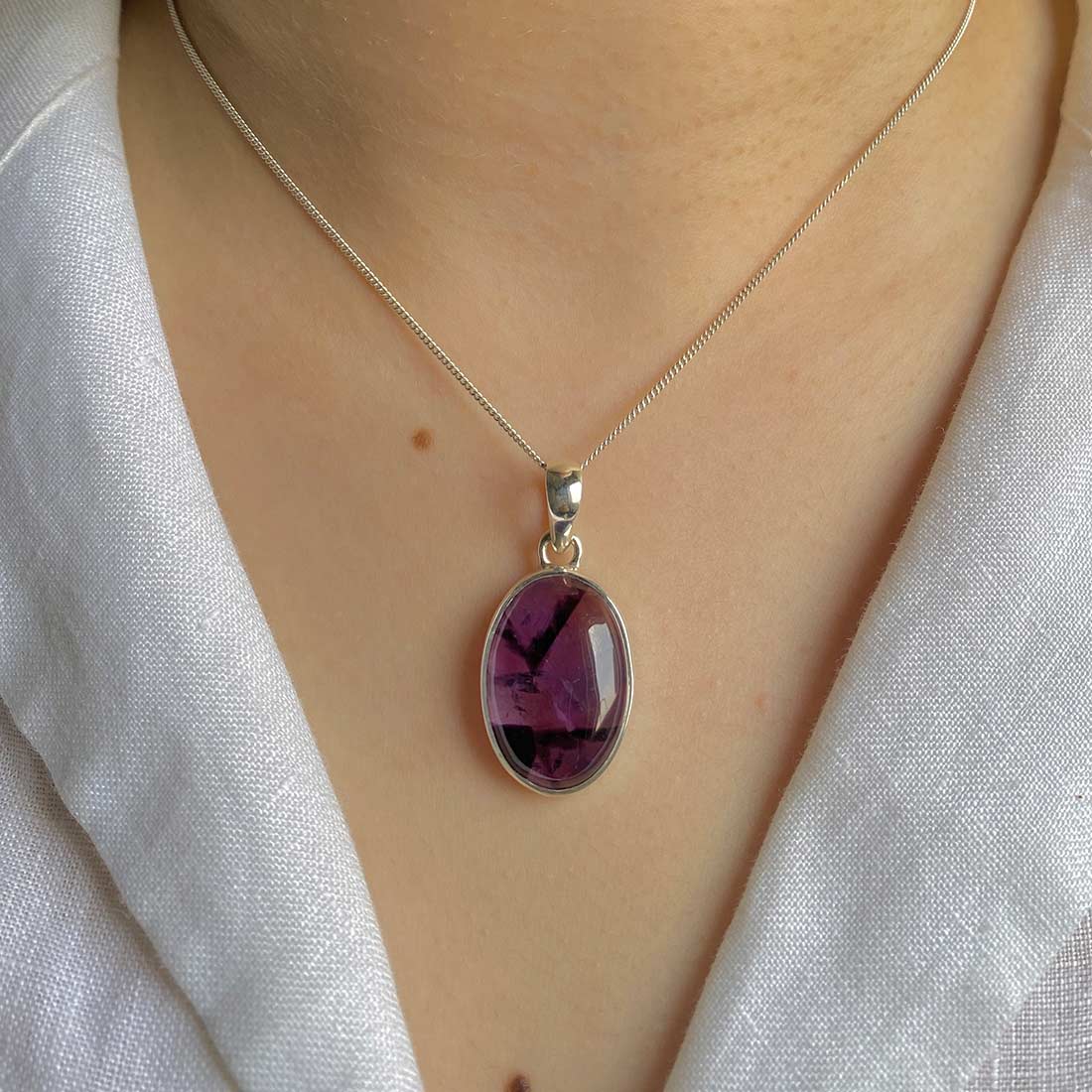 Star Amethyst Pendant-(STA-P-8.)